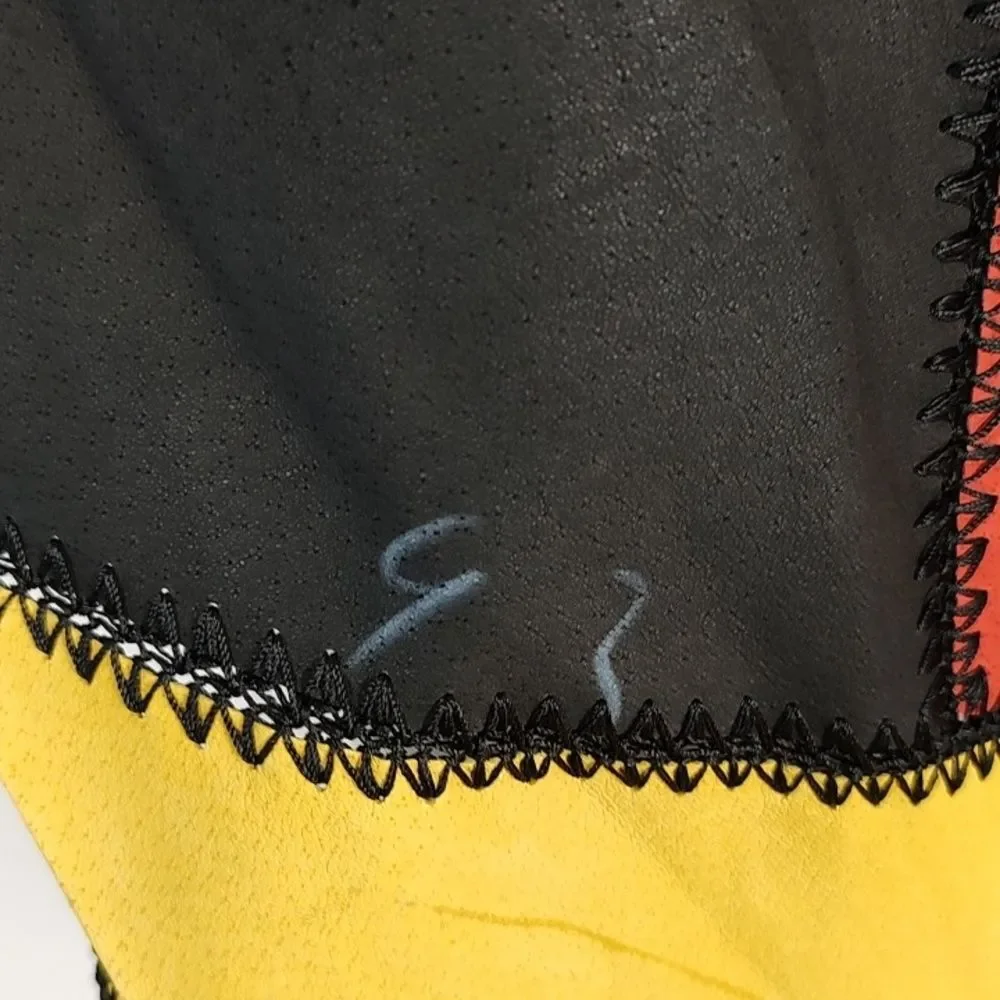 🔥HP Adrienne Landau Dyed Pig Suede Long Patchwork Colorblock Duster Jacket - Picture 12 of 13